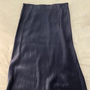 Aritzia Satin Maxi Skirt